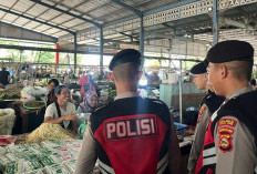 Personel Sat Samapta Polres Muaraenim Perketat Pengamanan