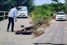 Dua Jembatan Plat Besi di Ogan Ilir Mengkhawatirkan, Pihak PUPR Ambil Langkah Ini