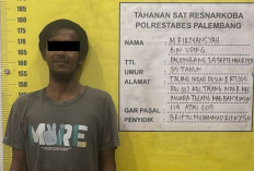 Sabu Masih Digenggam Saat Digerebek, Pengedar di 11 Ilir Palembang Tak Bisa Mengelak