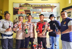 Polres Banyuasin Tutup Warung Penjual Miras Jelang Ramadan