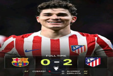Hasil Liga Champions: Barcelona Dipermalukan Atletico Madrid 0-2