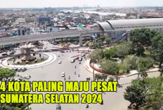 4 Kota Maju Pesat di Sumatera Selatan 2024 : Jangan Kaget, Lubuklinggau Posisi Berapa ?