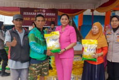 Peringati HUT Polwan ke-77, Polwan Polres Prabumulih Gelar Gerakan Pangan Murah dan Bhakti Kesehatan Gratis 