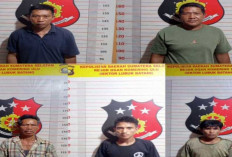 Lima Pencuri Sawit di Desa Kurup OKU Diciduk Polisi