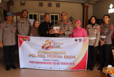 Pererat Silaturahmi, Polres Muara Enim Gelar Anjangsana ke Purnawirawan dan Warakawuri