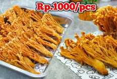 Jamur Enoki Goreng Crispy, Camilan Kekinian yang Lezat dan Bernilai Gizi Tinggi