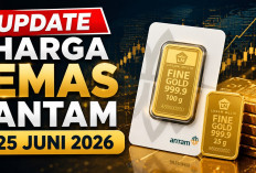Cek Harga Emas Antam Hari Ini, 25 Juni 2026: Masih Stabil di Angka Rp2,655 Juta per Gram 