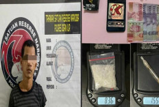 Pengecer Sabu Asal Palembang Tertangkap di Tanjung Raja : Segini Barang Bukti yang Disita !