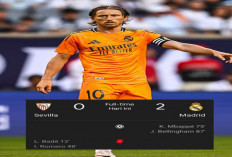 Drama 2 Kartu Merah! Sevilla Takluk 0-2 dari Real Madrid
