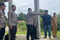Kapolres OKU Cek Lokasi Pembangunan Dapur Umum MBG