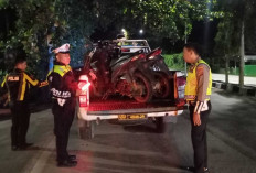 Satlantas Polres Prabumulih Gencarkan Patroli, 27 Motor Pelaku Balap Liar Diamankan dalam Sepekan