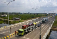 54.327 Unit Kendaraan Melintas di Tol Kayuagung-Palembang  