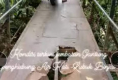 Warga Keluhkan Kondisi Jembatan Langsung ke Medsos Pimpinan Dewan : Begini Respon Hambali ! 