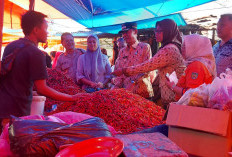 Sidak Harga Pasar, Pj Wako Prabumulih Tegaskan Stok Bahan Pangan Aman