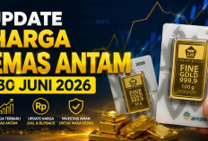 Cek Harga Emas Antam Hari Ini, 30 Juni 2026: Turun Lagi Rp15.000, Kini Rp2,630 Juta per Gram