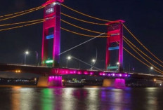 Jembatan Ampera Makin Cindo : Dihiasi Lampu Motif Songket untuk Mendukung Pariwisata dan Heritage !