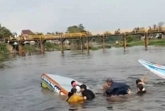Tragedi Speedboat Terbalik di Tebing Gerinting Ogan Ilir : Dua Remaja Putri Dilaporkan Tenggelam !