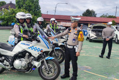 Polres Musi Rawas Siapkan Pengamanan Nataru dengan Pengecekan Kendaraan Dinas