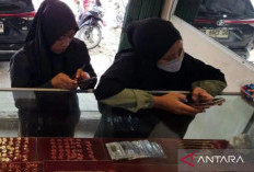 Harga Emas Perhiasan di Palembang Masih Tinggi 