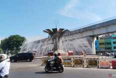 Wajah Baru Titik Nol Palembang Bergaya Darussalam