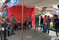 Diduga Tanpa Izin, Pol PP Tertibkan Bazar Ramadan di Alun-Alun Merdeka Lubuklinggau