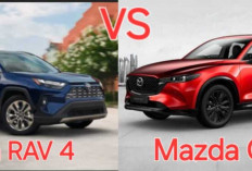 Desain Elegan atau Efisiensi Hybrid? Pilih Mana: Mazda CX-5 2025 atau Toyota RAV4