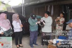 Bidang Pertanian Distan Prabumulih Jemput Bola Vaksinasi Rabies Door to Door, Sukajadi Jadi Prioritas Awal