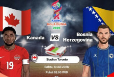 Piala Dunia 2026 : Kanada Ditahan Imbang Bosnia-Herzegovina 1-1 di Laga Perdana Grup B