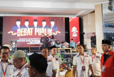 KPU Muba Tegaskan Sesuai Aturan : Paslon 01 Tetap Lanjutkan Debat Publik Meski Paslon 02 Walk Out !