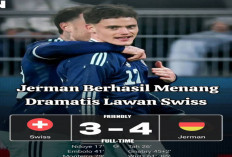 Hasil Jerman vs Swiss: Jerman Tumbangkan Swiss 4-3