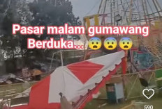 Arena Pasar Malam Porak Poranda Dihantam Angin Kencang