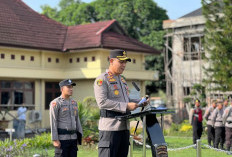 Gelar Apel Kesiapsiagaan Hadapi Bencana Hidrometeorologi, Kapolres Prabumulih: Kita Ingin Semuanya Siap