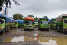 40 Truk Angkutan Batu Bara Dikandangkan di Terminal Tipe B Petanang Lubuklinggau