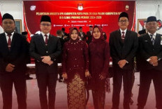 5 Komisioner KPU Prabumulih Resmi Dilantik, Ini Pesan Ketua DPRD Prabumulih ! 