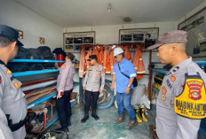 Antisipasi Karhutbunlah Polsek Cek Alat dan Sarana Pemadam Kebakaran di PT Hindoli 
