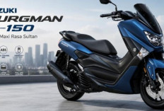 Suzuki Burgman 150 Meluncur, Maxi Skuter Premium Penantang PCX 160 dan NMAX 155