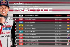 Moto3 Jerman 2026: Veda Ega Pratama Finis P1 Practice dan Lolos Q2 