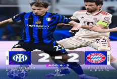 Inter Milan Lolos ke Semifinal Liga Champions Usai Tahan Imbang Bayern 2-2