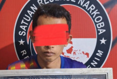 Pengedar Narkoba di Muaraenim Dibekuk Sedang Tidur : Disita 10 Paket Sabu !