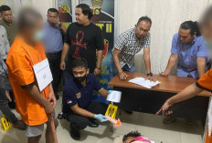 Satreskrim Polres Prabumulih Gelar Rekontruksi Kasus Pembunuhan Bos Cucian Mobil Diamond, 2 Tersangka Peragaka