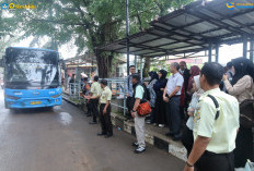 Dukung Program Hemat Energi, Rektor UNSRI Beserta Jajaran Gunakan Transportasi Umum