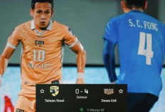 Hasil AFC Challenge League 2025/2026: Dewa United Puncaki Klasemen Usai Libas Tainan City 4-0