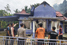 Rumah Warga di Kota Daro I Ogan Ilir Hangus Terbakar, Kerugian Ditaksir Rp500 Juta