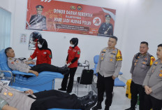 Polres Muba Gelar Donor Darah untuk Membantu Masyarakat 