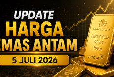 Harga Emas Antam Naik Rp19.000, Kini Tembus Rp2,67 Juta per Gram pada 5 Juli 2026