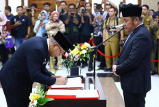 Deru Tuntut Kinerja Nyata Pejabat usai Lantik 154 Aparatur Pemprov Sumsel