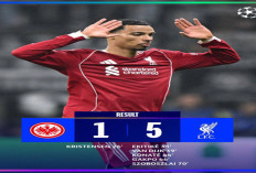 Liga Champions 2025/2026: Liverpool Bangkit! Hajar Eintracht Frankfurt 5-1