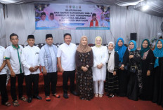 Herman Deru dan Ketua TP PKK Sumsel Silaturahmi, Berbuka Puasa Bersama Masyarakat Banyuasin