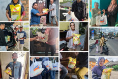 KW HOT Prabumulih Distribusikan Puluhan Karung Beras  