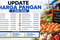Update Harga Pangan 7 Juni 2026: Telur Ayam Rp30.400, Cabai Rawit Merah Tembus Rp75.700 per Kilogram
